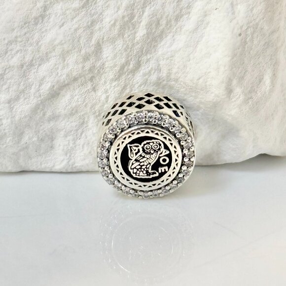 Pandora Jewelry - Pandora Greece Greek Charm of Goddess Athens Bead Charm S925 Silver Charm